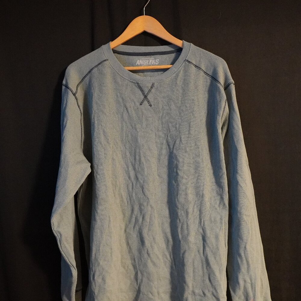 Legendary Anglers Waffle Knit Sweater Size Large